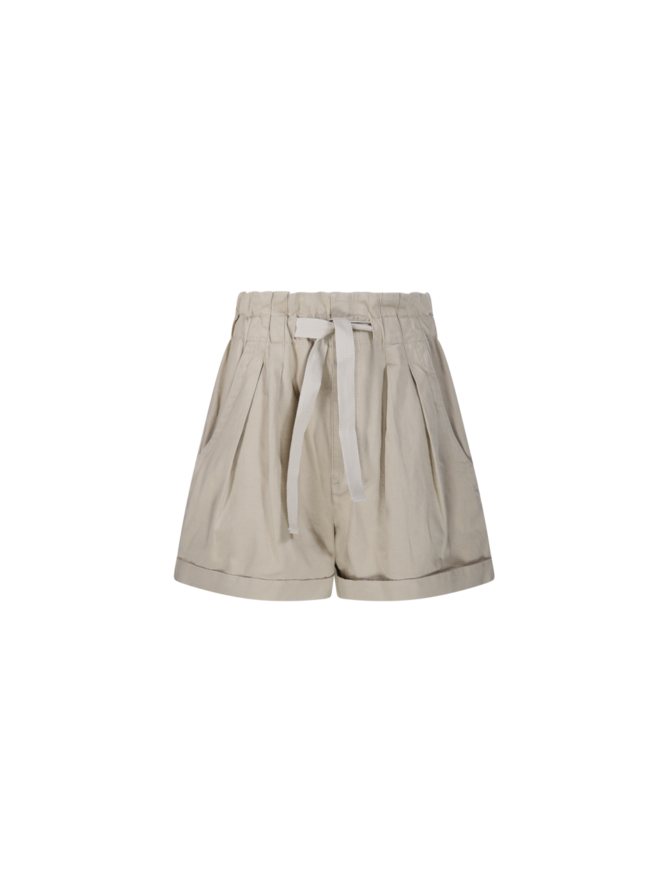 DONNA MARANT ETOILE PANTALONCINI NIRMA GB IN COTONE BEIGE 
