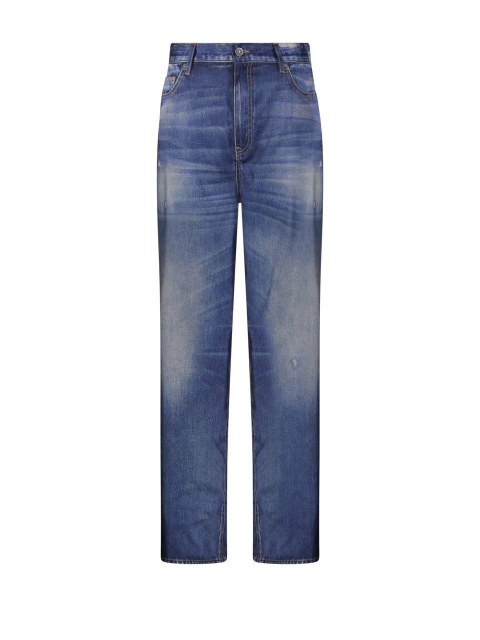 WOMAN GOLDEN GOOSE BLUE POLYESTER JOURNEY BOYFRIEND PEGGY PANT