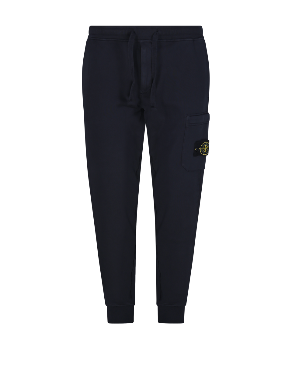 MEN STONE ISLAND DARK BLUE COTTON SWEAT PANT