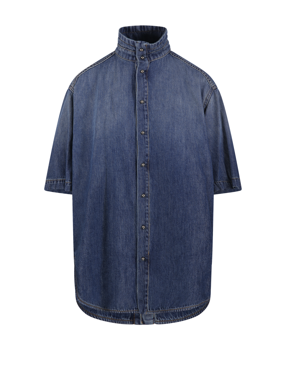 DONNA DARKPARK CAMICIA ROBERTA IN COTONE BLU 