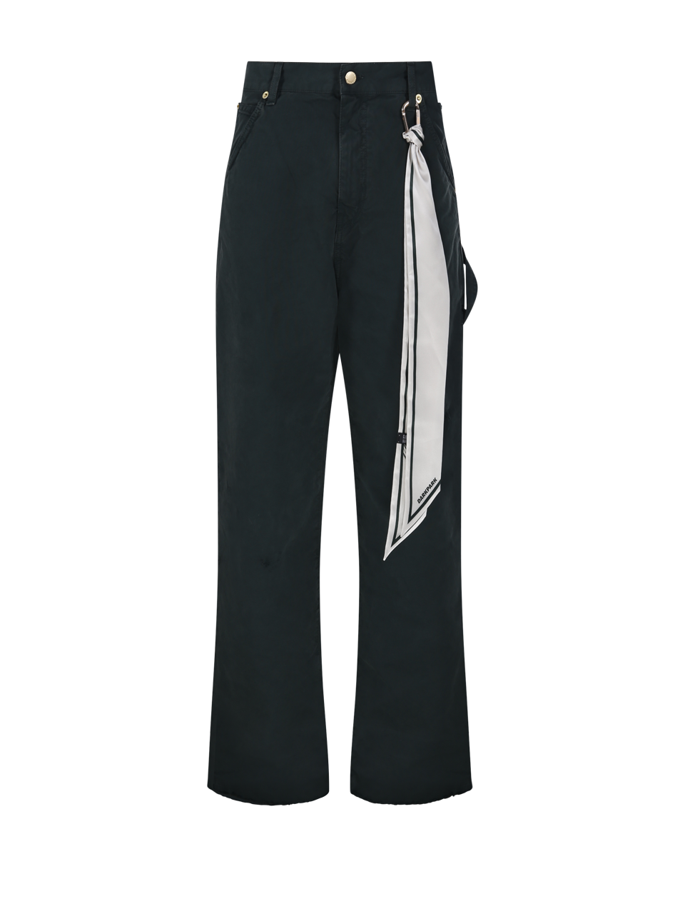 DONNA DARKPARK PANTALONI LISA IN COTONE VERDI 