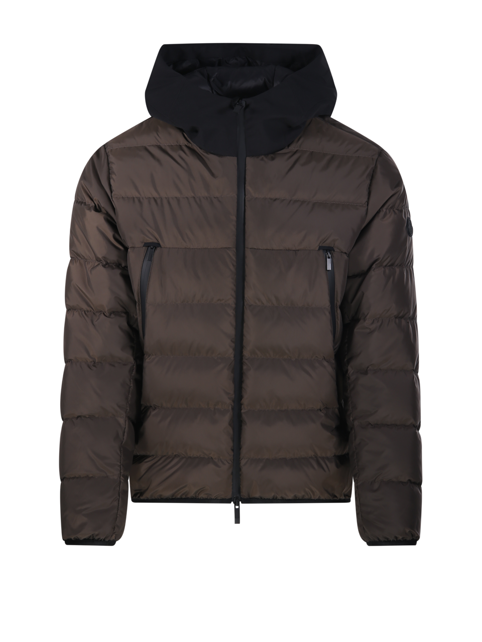 UOMO MONCLER PIUMINO VEGA IN POLIESTERE MARRONE