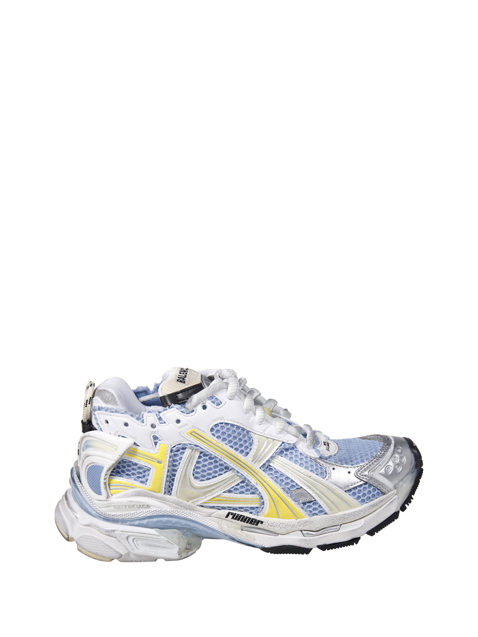 WOMAN BALENCIAGA SKY BLUE POLYURETHANE RUNNER SNEAKER