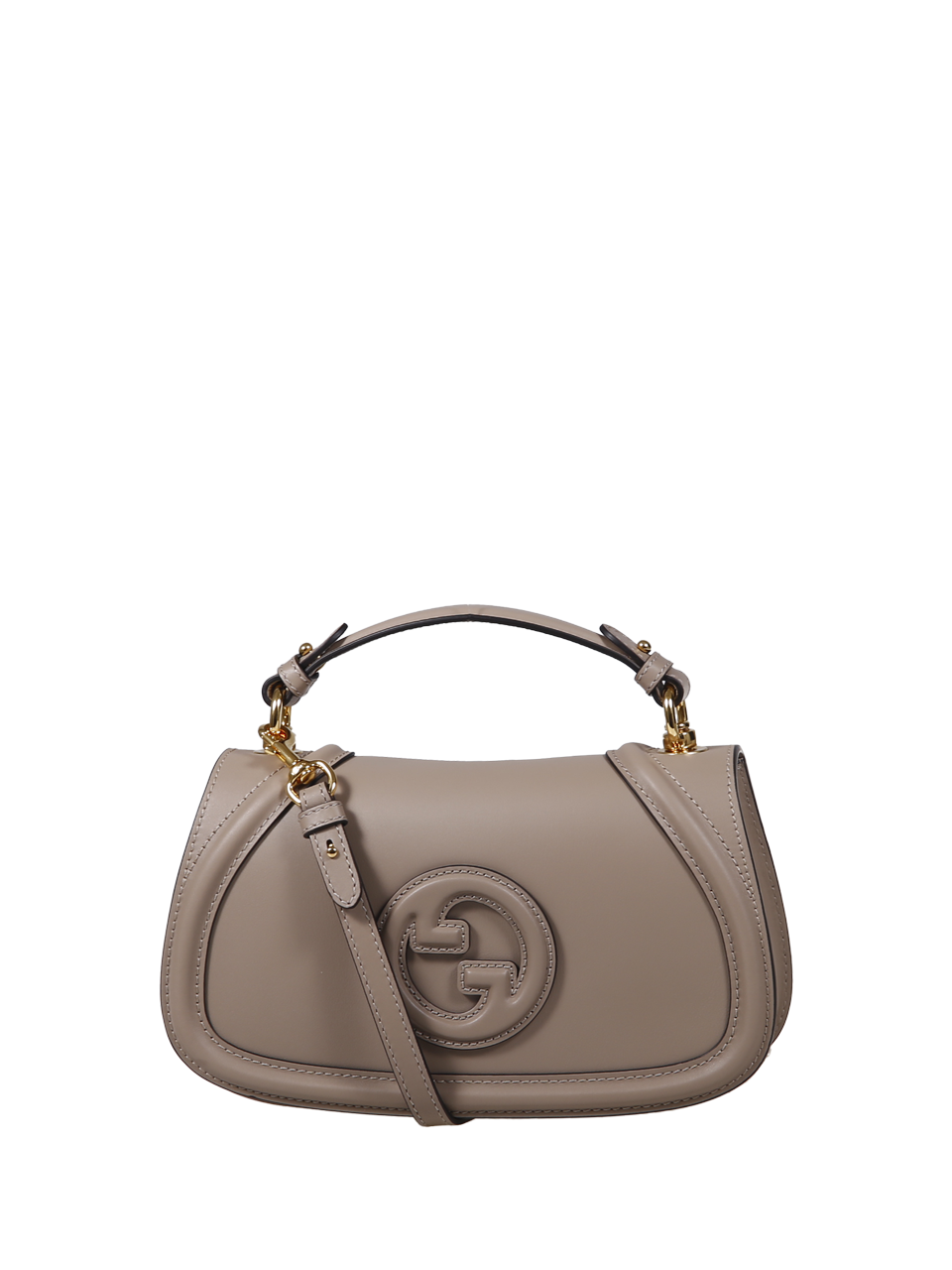 WOMAN GUCCI NUDE CALF SKIN BLONDIE M HANDBAG