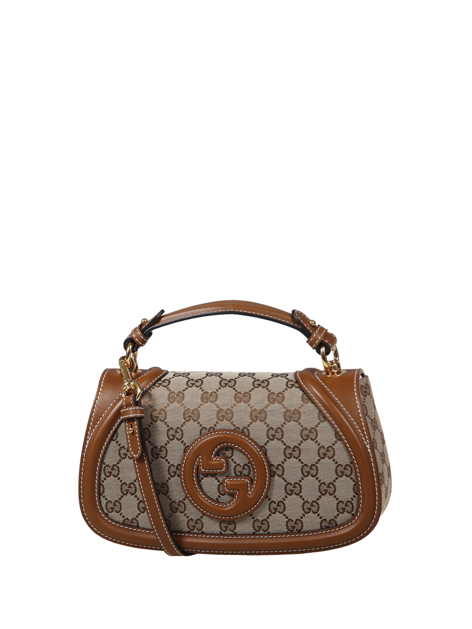 WOMAN GUCCI BEIGE CALF SKIN BLONDIE M HANDBAG
