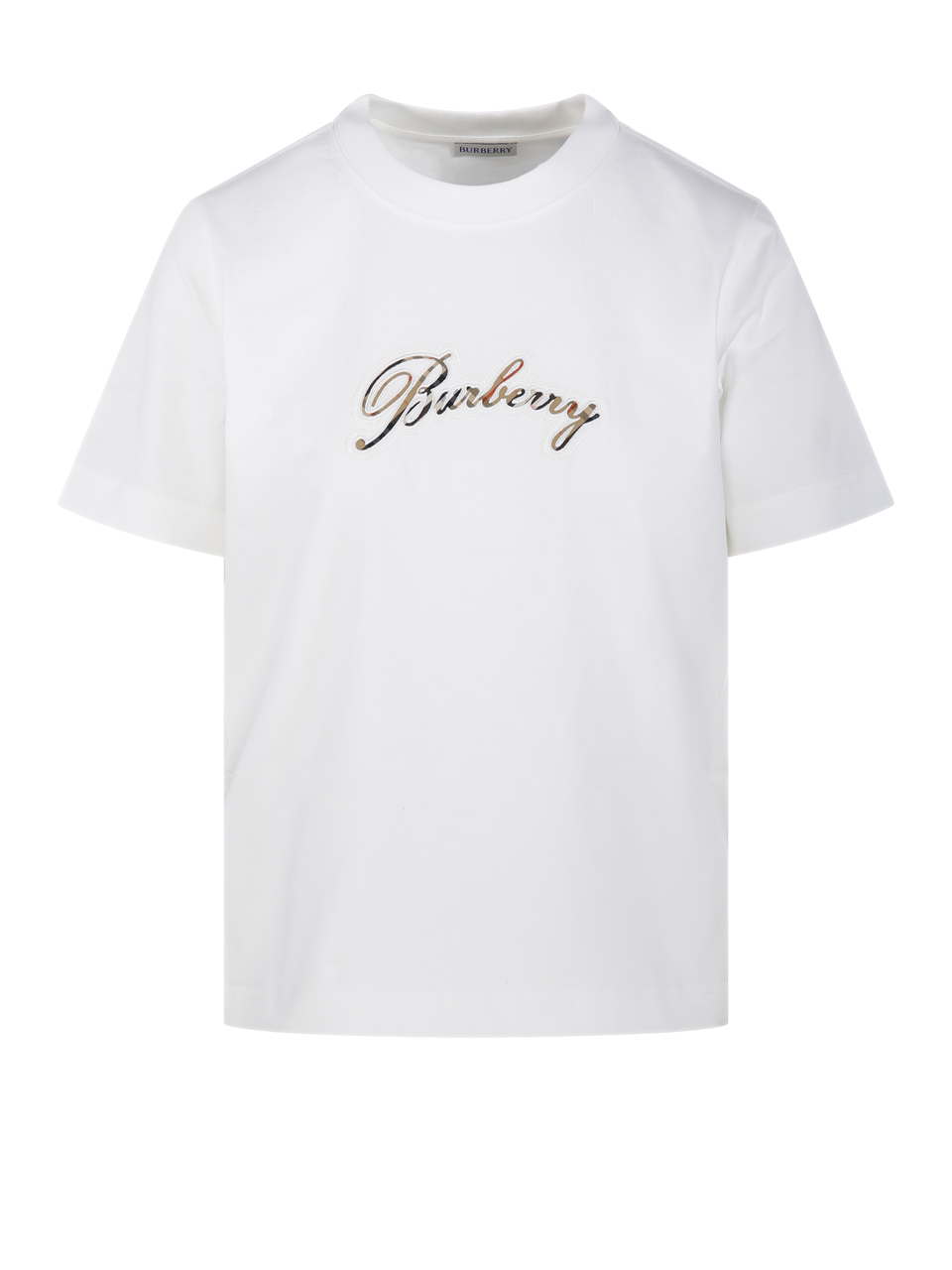 WOMAN BURBERRY WHITE COTTON FRANKIE BBY T-SHIRT
