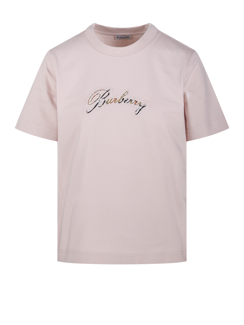WOMAN BURBERRY PINK COTTON FRANKIE BBY T-SHIRT