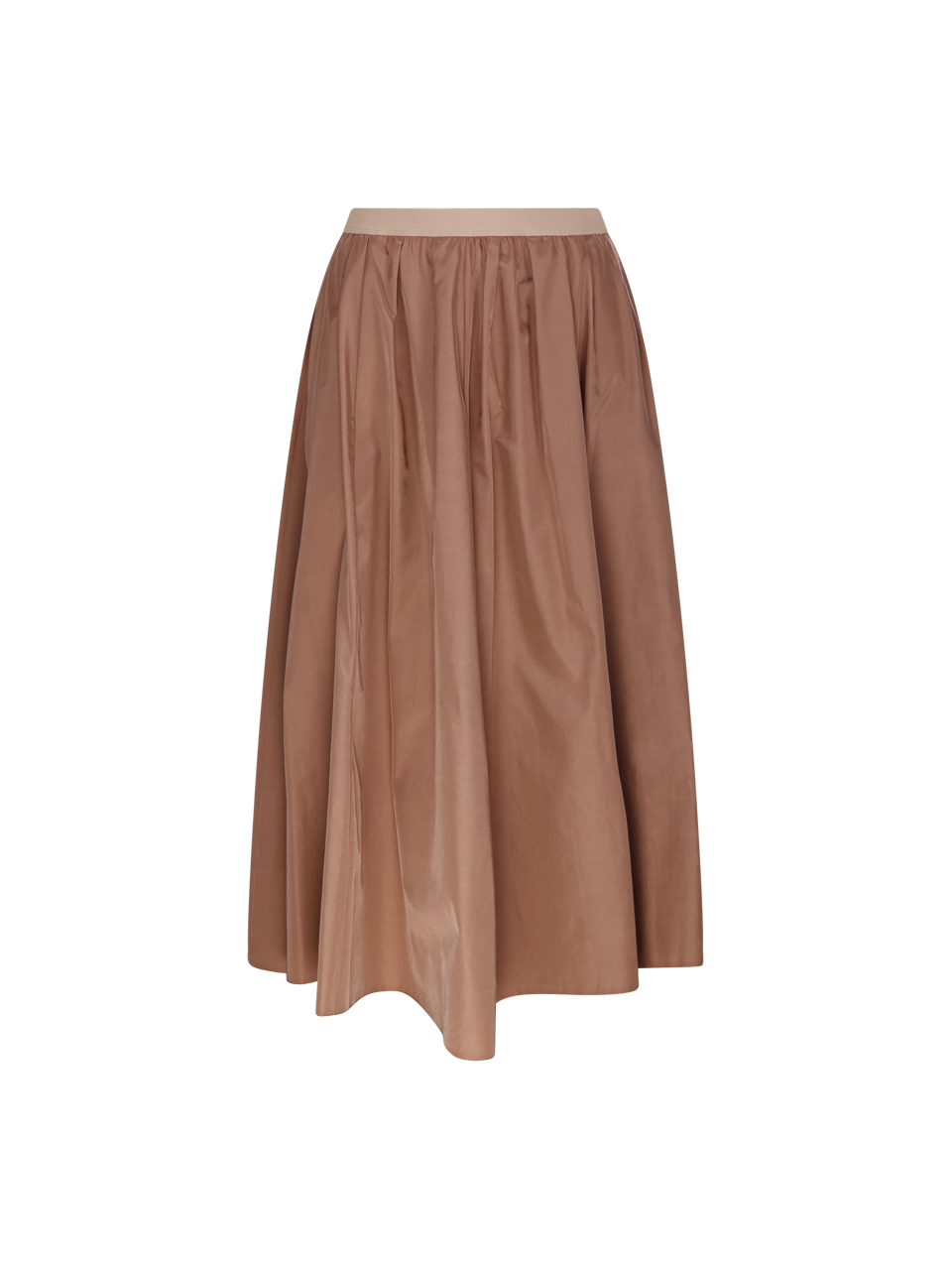 WOMAN FORTE FORTE PINK POLYESTER LONGUETTE SKIRT