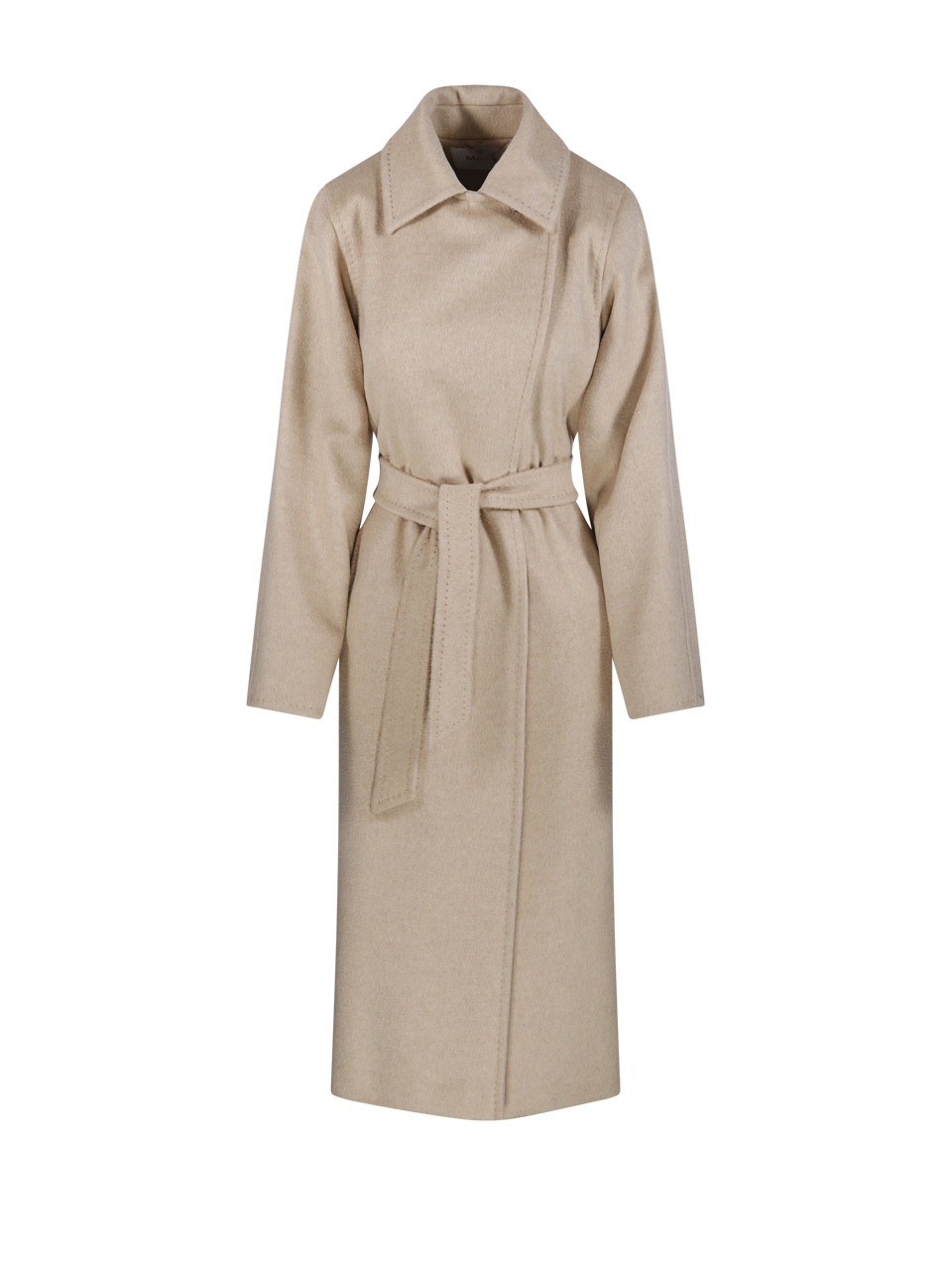 WOMAN MAXMARA BEIGE CAMMEL RICCIO COAT