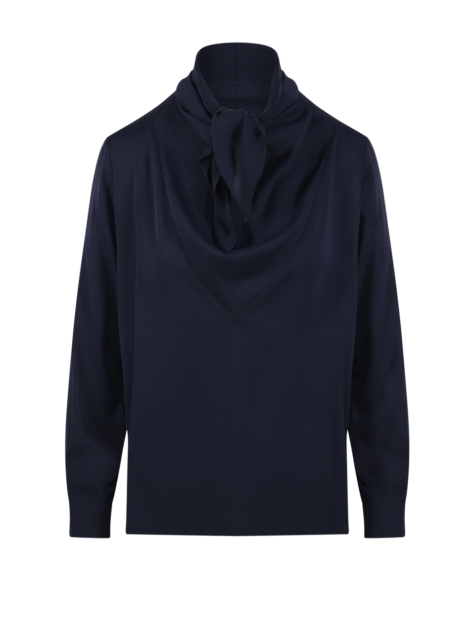 WOMAN MAXMARA BLUE SILK BADIA SHIRT