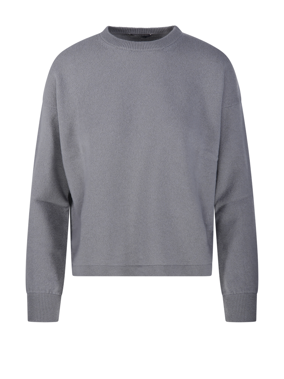 WOMAN MAXMARA S SKY BLUE VIRGIN WOOL NEBBIE ROUND NECK SWEATER