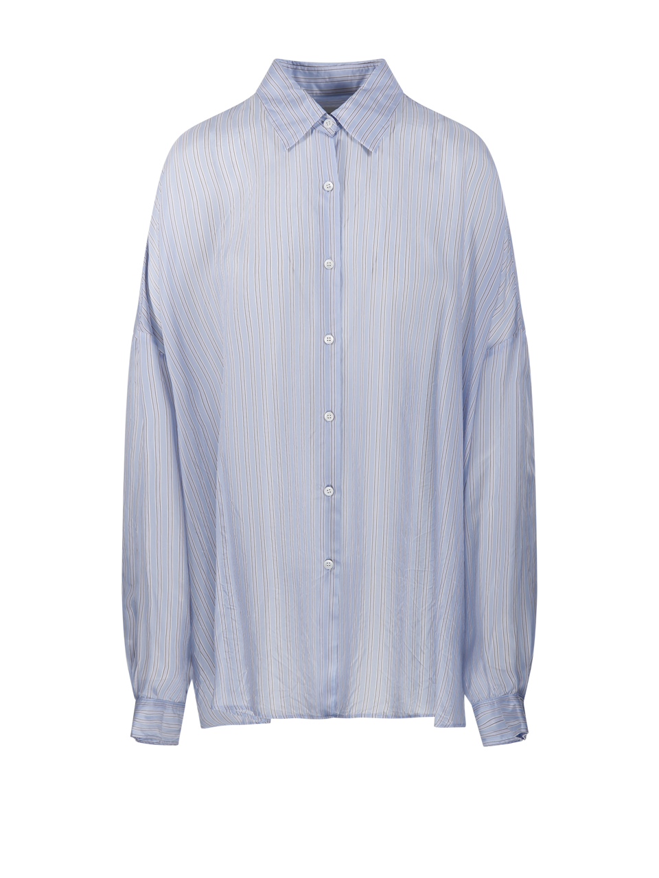 WOMAN DRIES VAN NOTEN BLUE CUPRO CASIA SHIRT