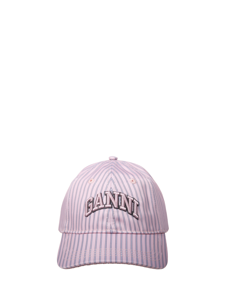WOMAN GANNI PINK RECYCLED POLYESTER PRINTED NYLON CAP