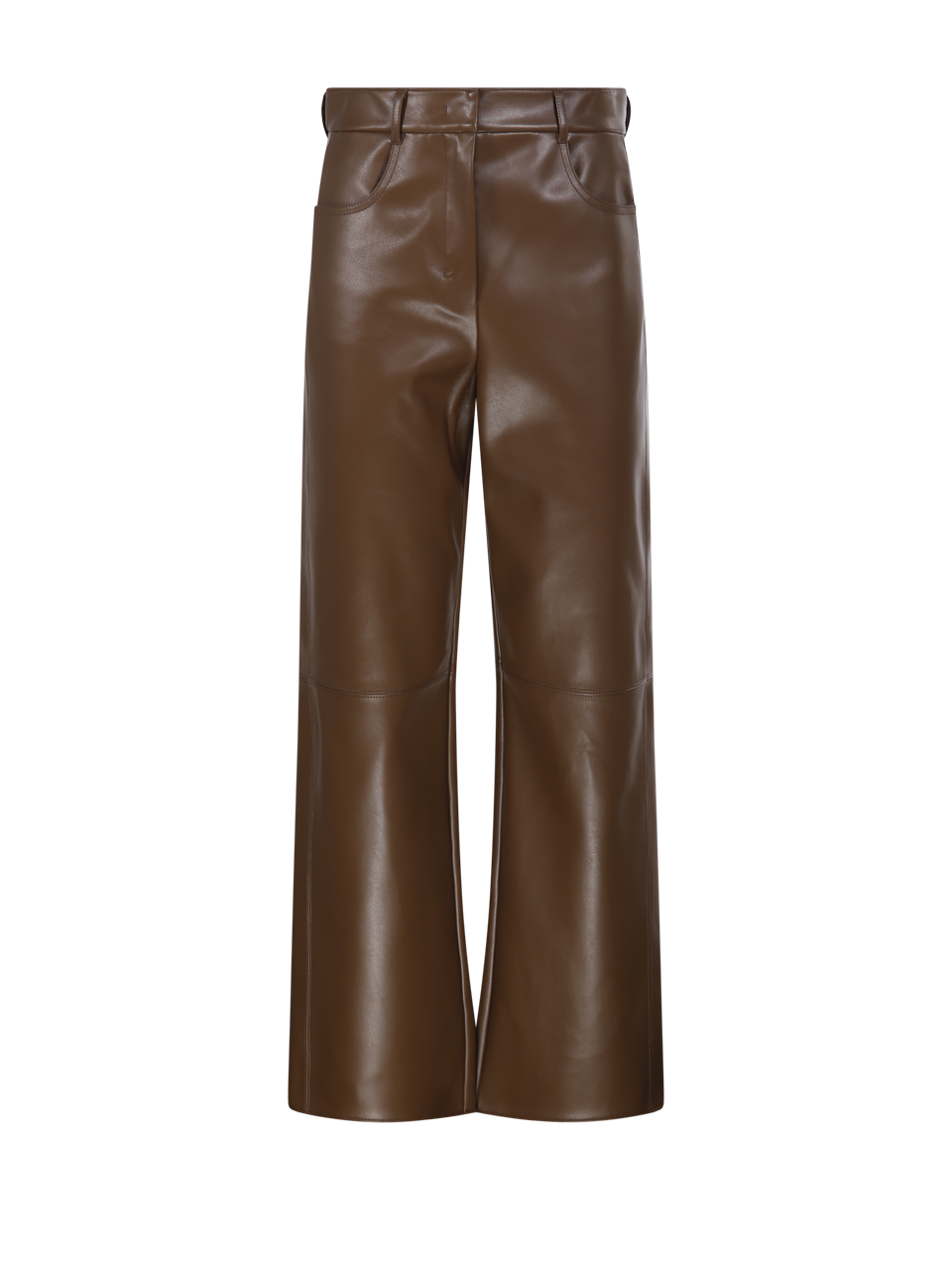 DONNA MAXMARA S PANTALONI SORRISO IN POLIESTERE MARRONE