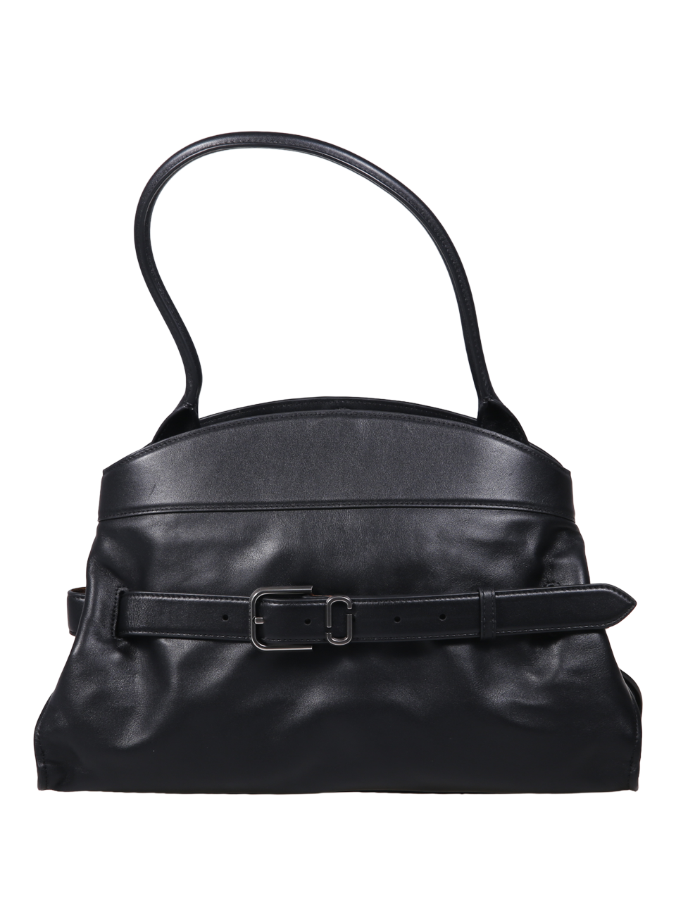 WOMAN MARC JACOBS BLACK COW LEATHER THE SATCHEL BAG