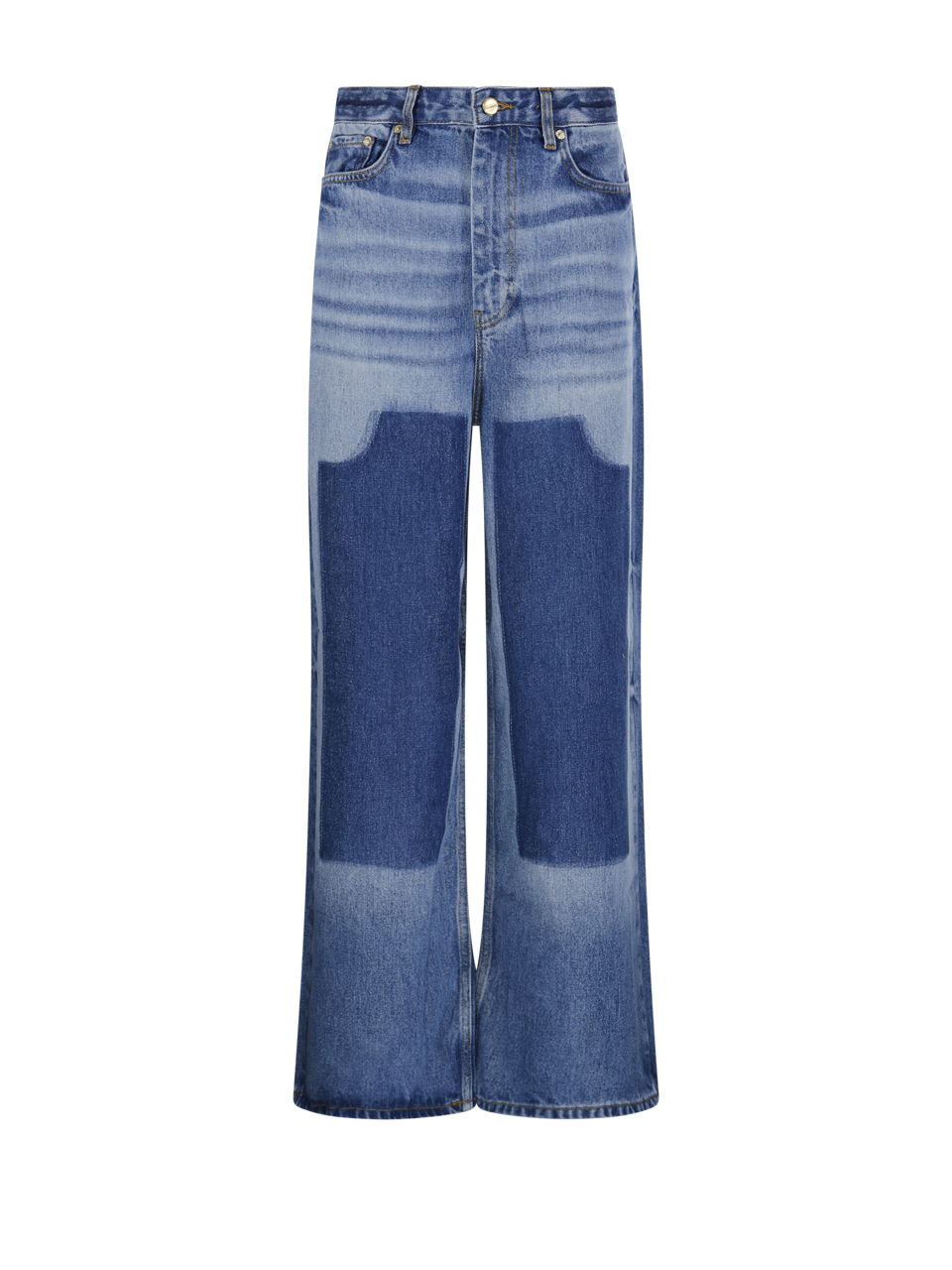 DONNA GANNI JEANS BAGGY BLU IN TENCEL LYOCELL