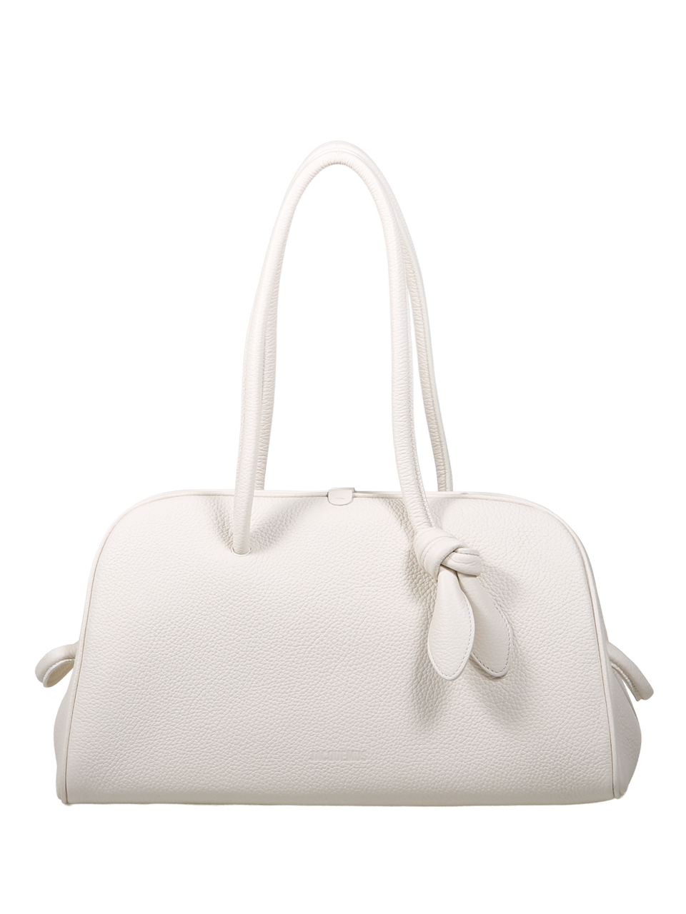 WOMAN JACQUEMUS WHITE CALF LEATHER LE TURISMO BAG