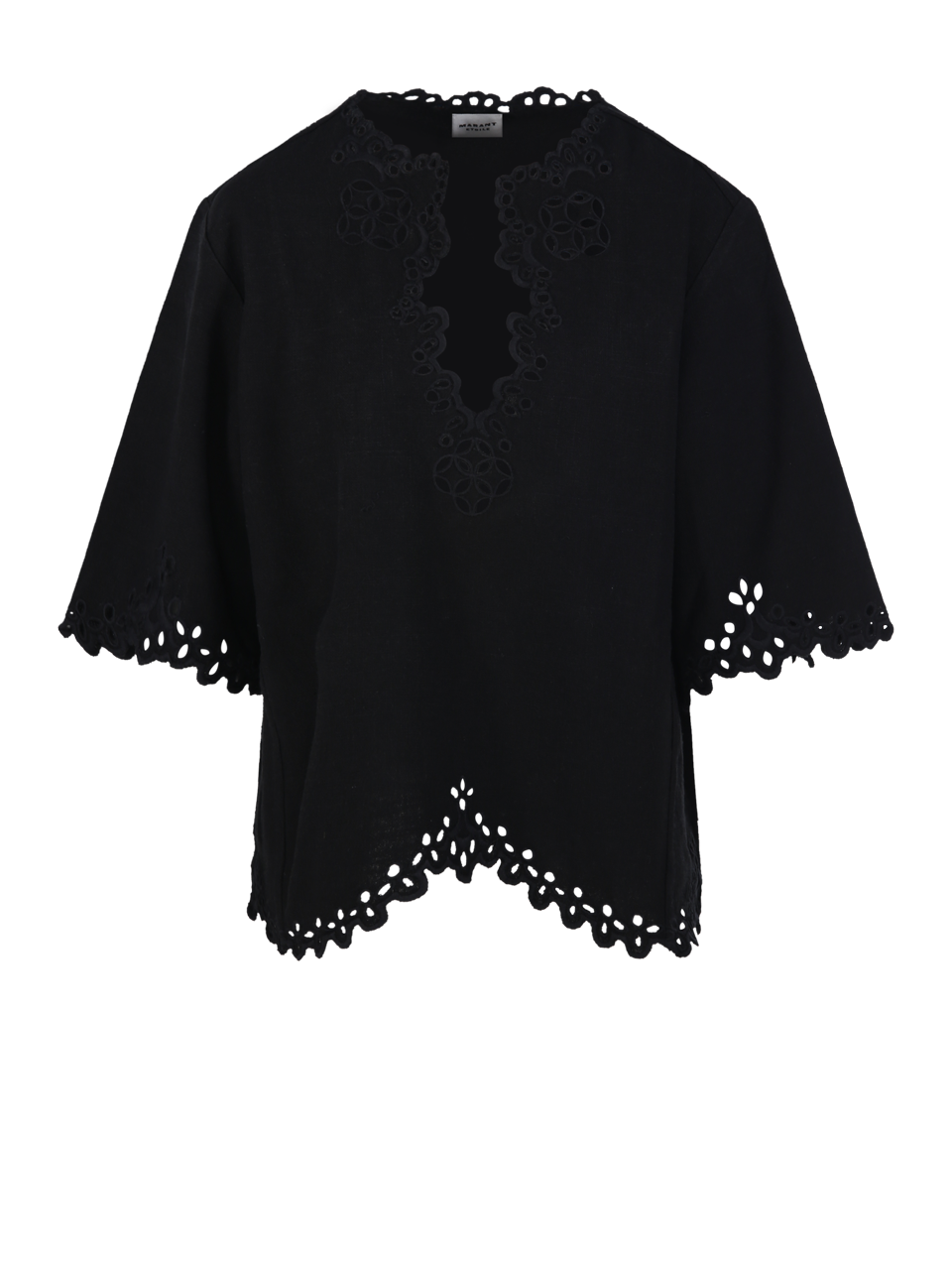 WOMAN MARANT ETOILE BLACK COTTON SHANA GC SHIRT