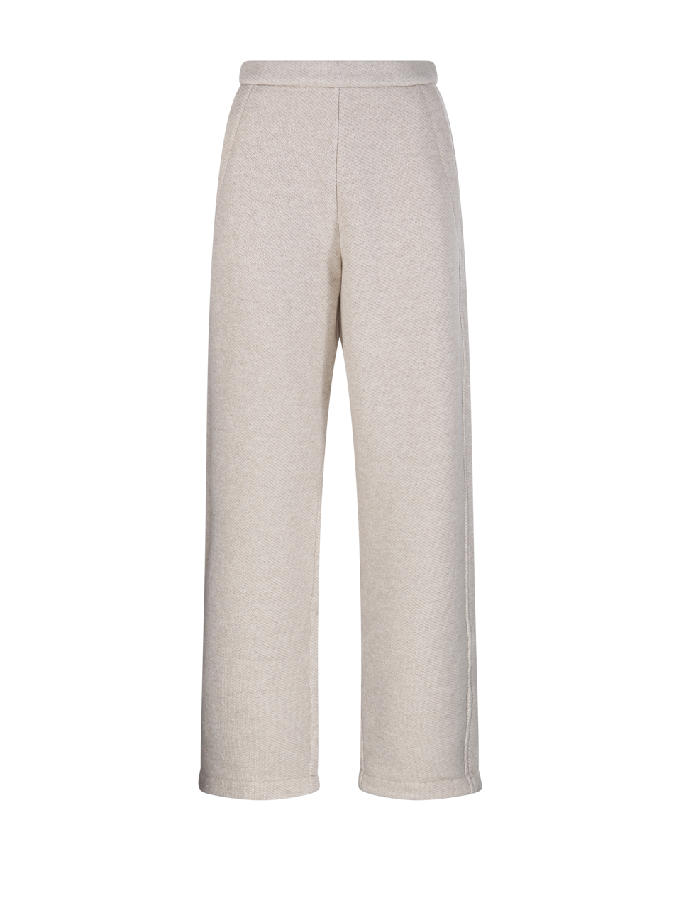 WOMAN MAXMARA PURE BEIGE COTTON DENTE JOGGING PANTS