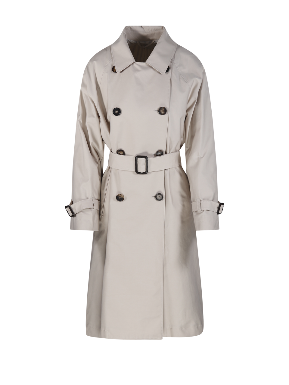 WOMAN MAXMARA THE CUBE BROWN COTTON CTRENCH TRENCH