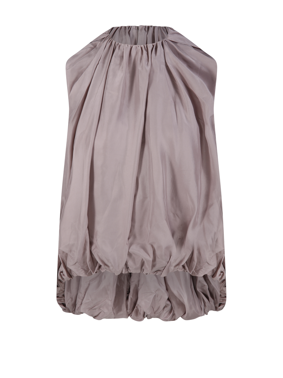 WOMAN DI STAVNITSER PURPLE SILK BALOON BLOUSE