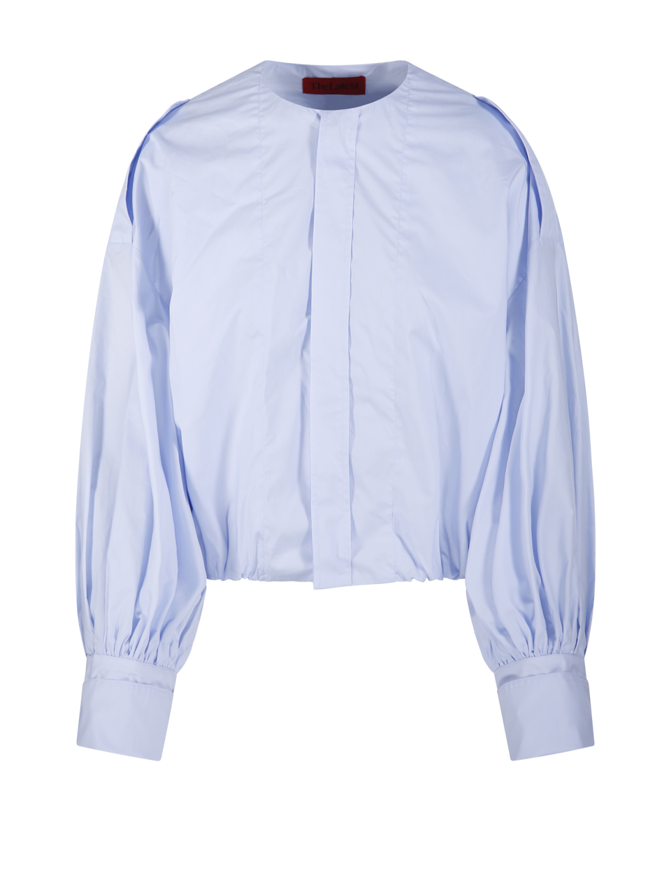 WOMAN THELATEST LIGHT BLUE COTTON DIANA BLOUSE