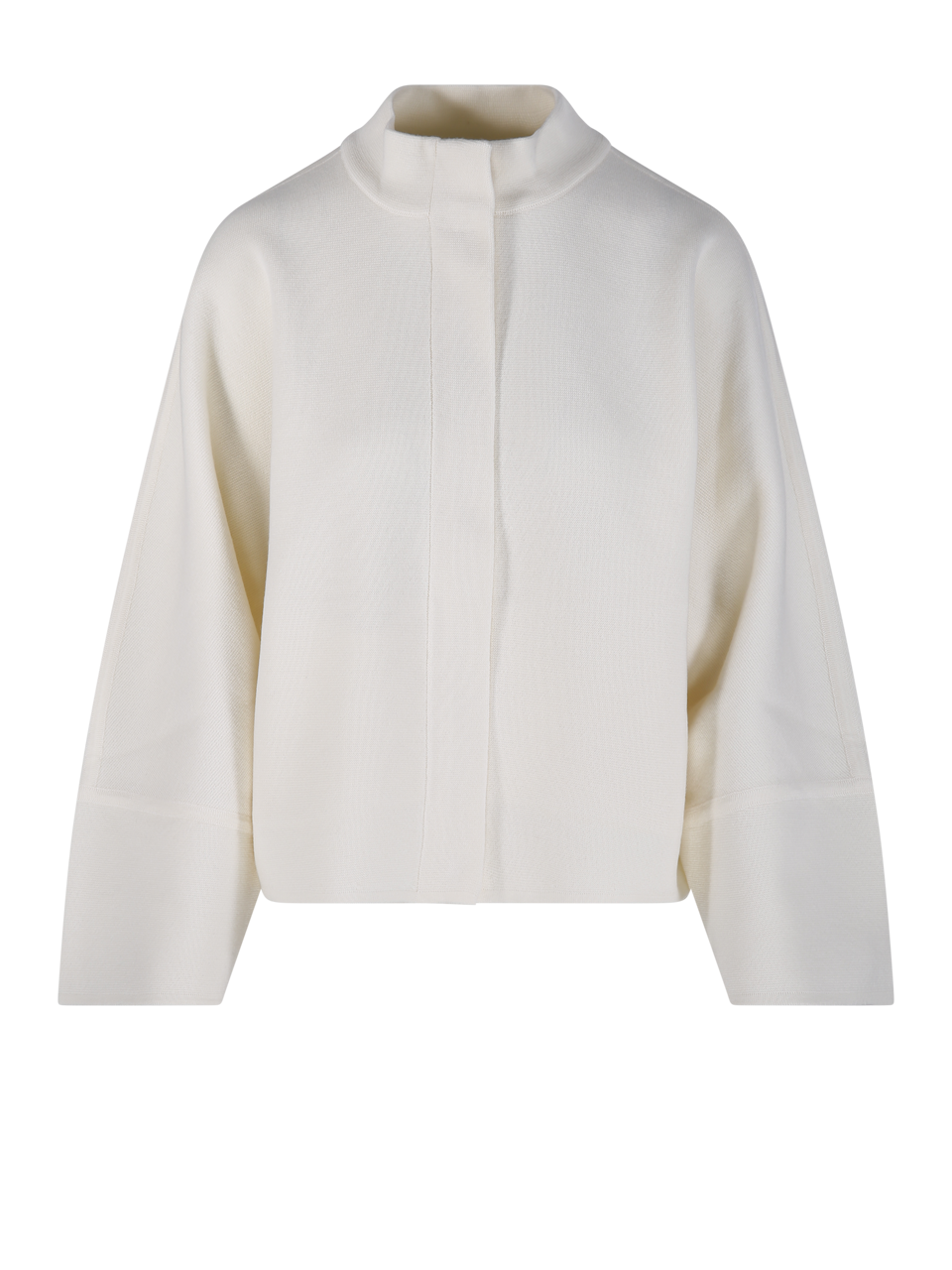 WOMAN MAXMARA WHITE VIRGIN WOOL SPORT SWEATSHIRT 