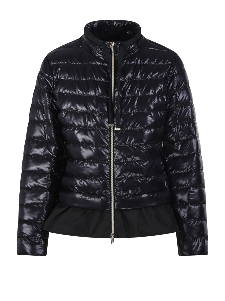 WOMAN HERNO BLACK POLYAMIDE DOWN JACKET
