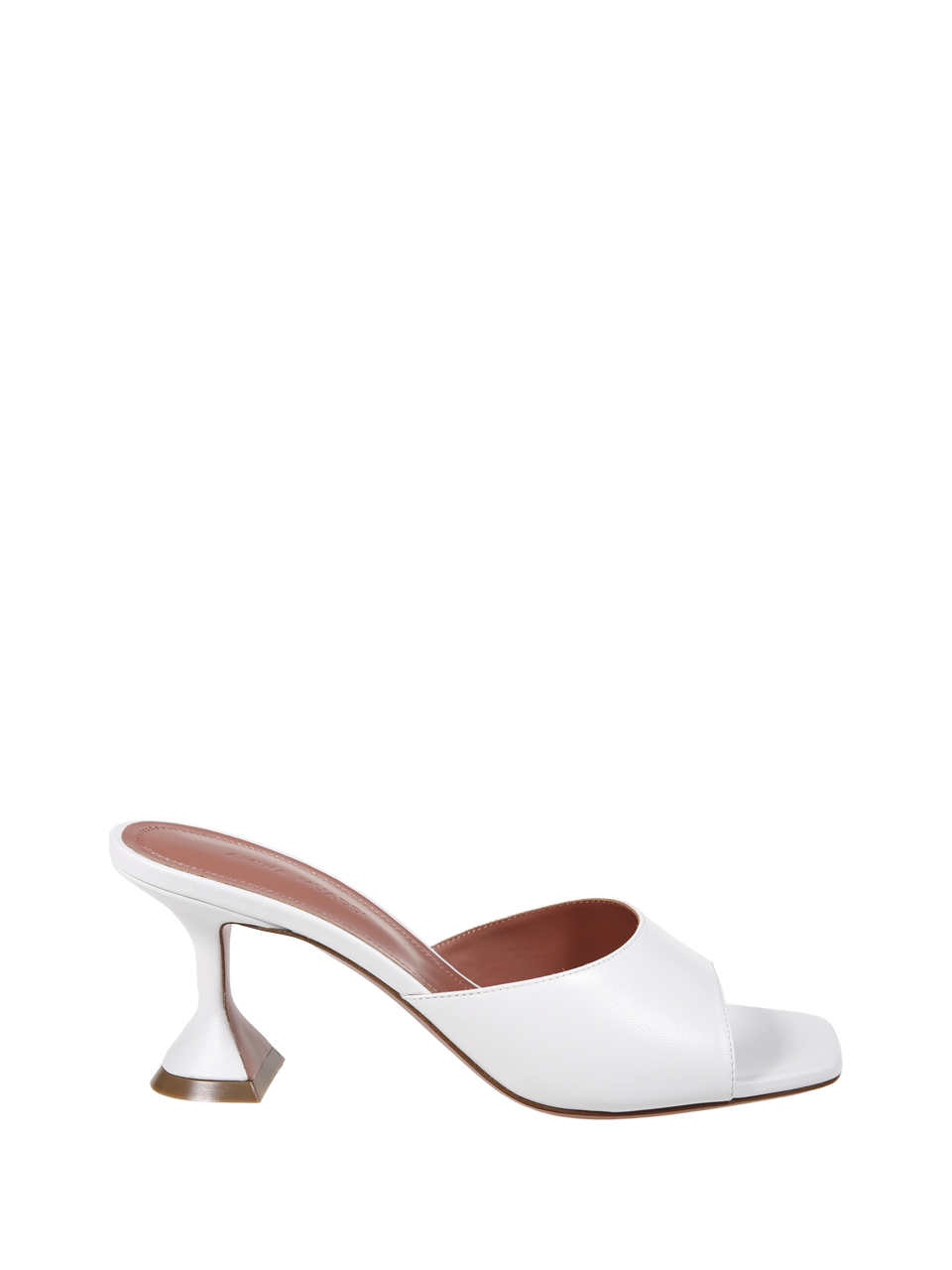 WOMAN AMINA MUADDI WHITE LAMB LEATHER LUPITA SANDAL 
