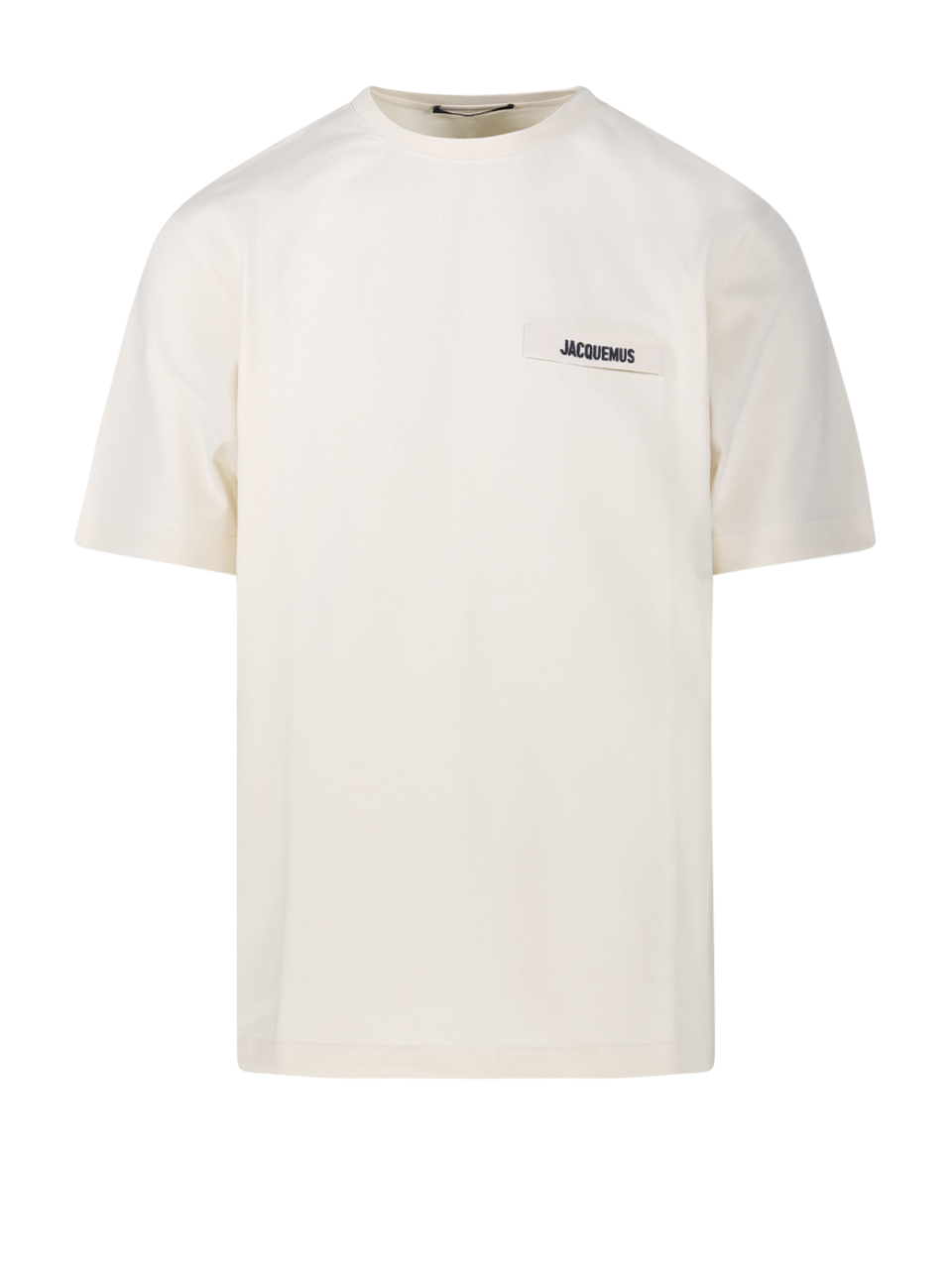 MEN JACQUEMUS NUDE COTTON LE TSHIRT GROS GRAIN