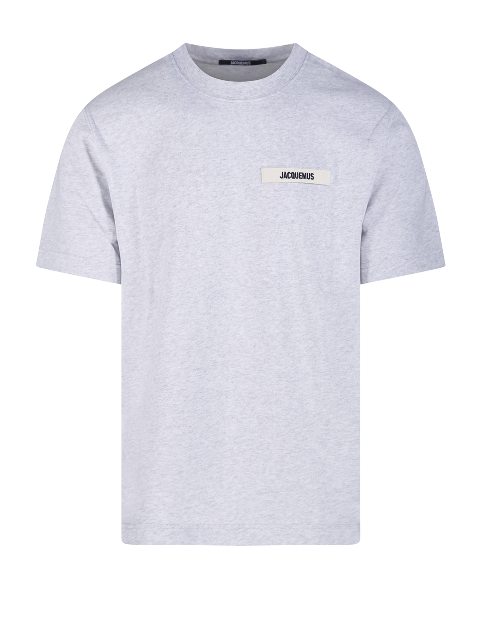 MEN JACQUEMUS WHITE COTTON LE TSHIRT GROS GRAIN