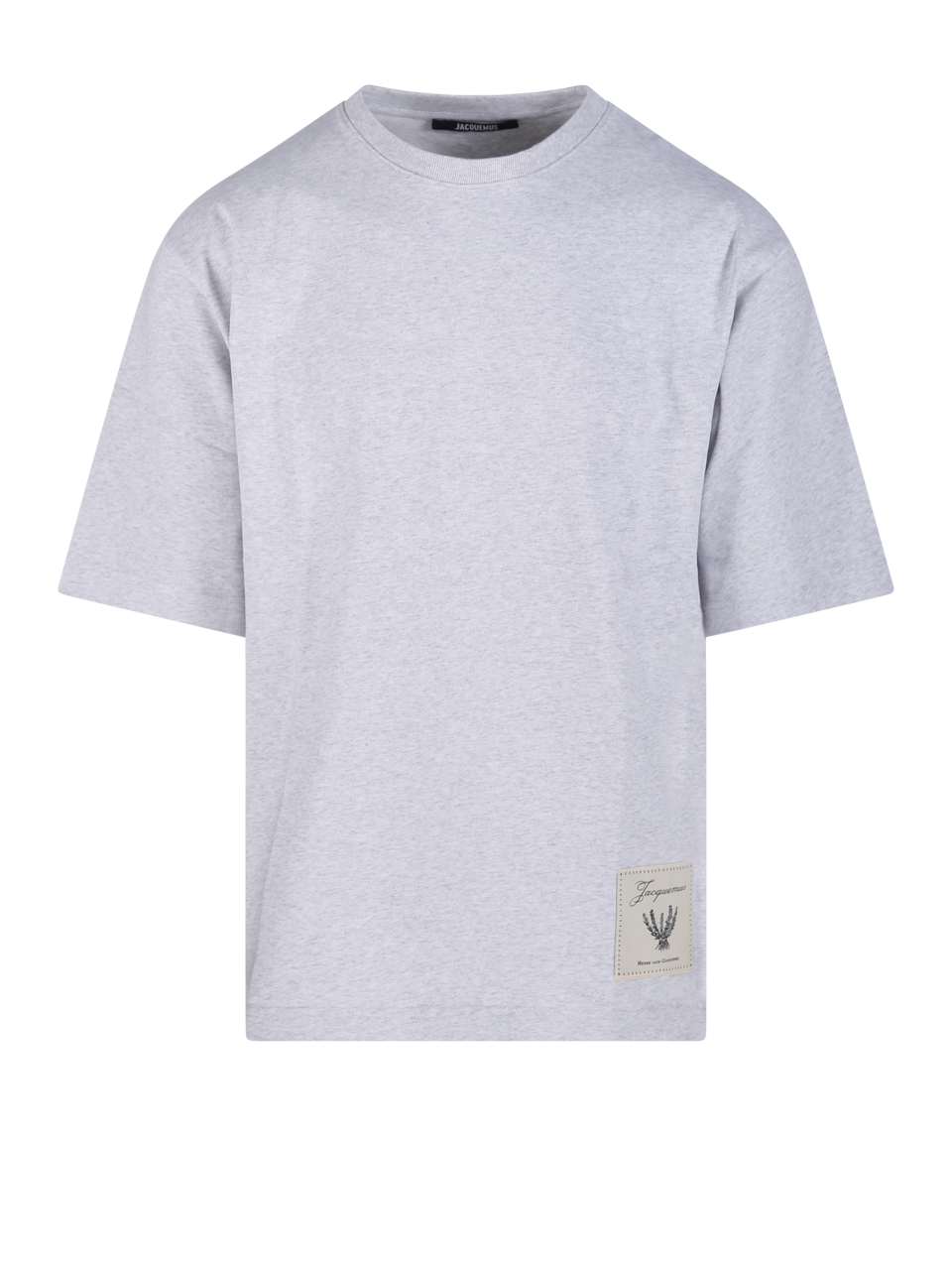 MEN JACQUEMUS GREY COTTON LE TSHIRT TORNEO MC