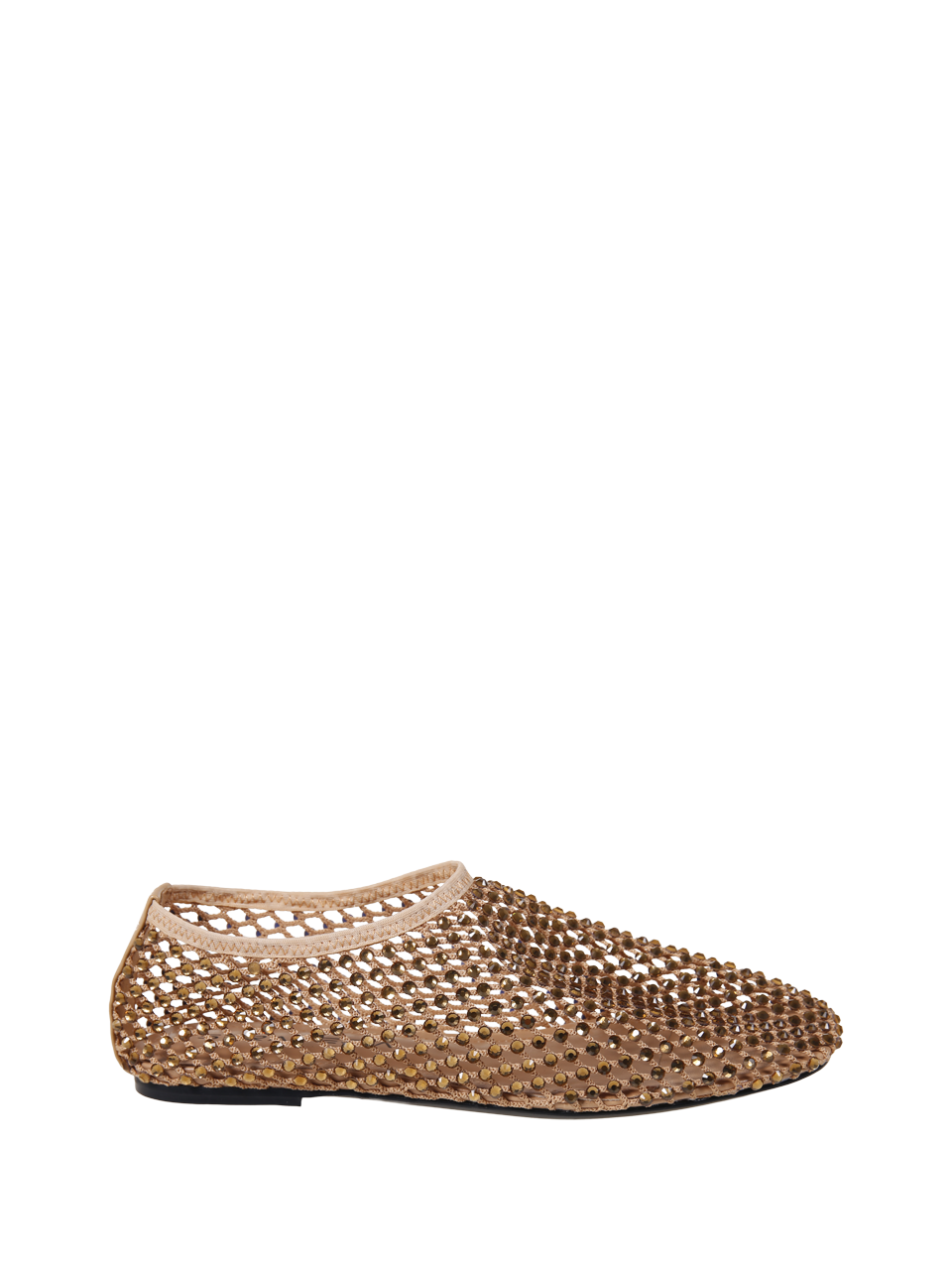 WOMAN STRATEGIA BEIGE LEATHER BALLERINA