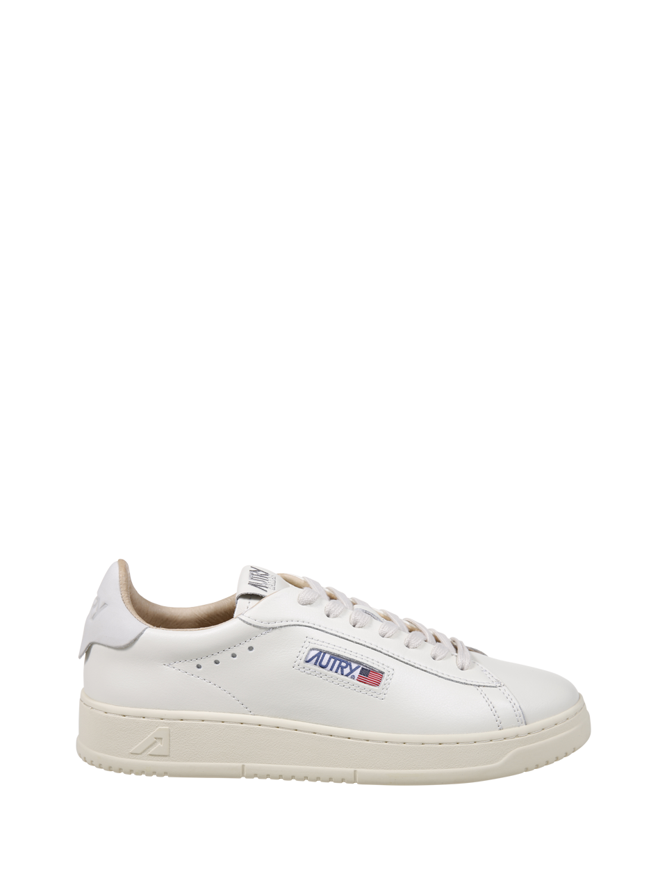 MEN AUTRY WHITE LEATHER DALLAS LOW SNEAKER 
