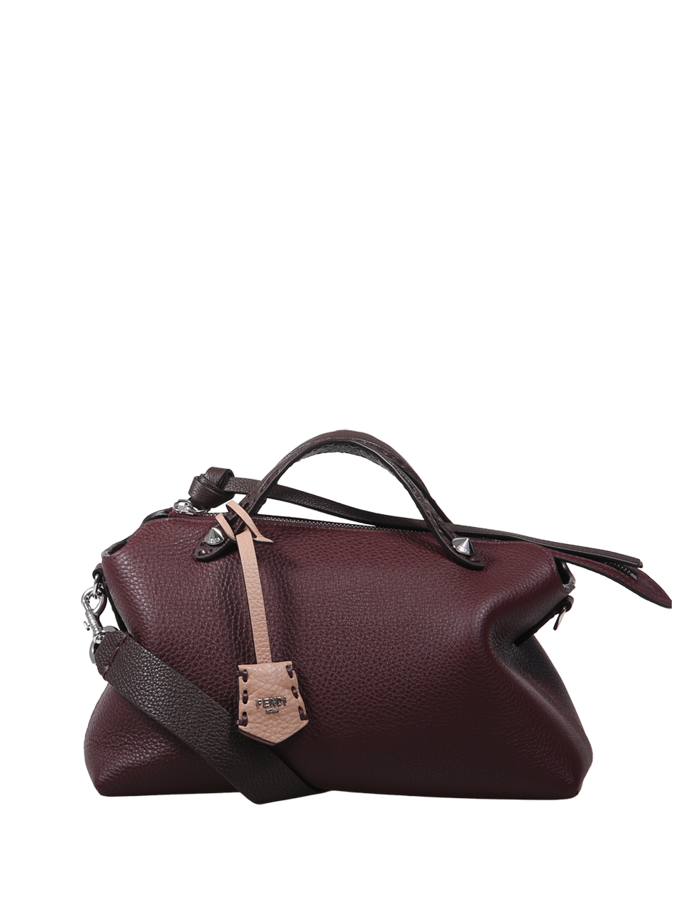 WOMAN FENDI RED CALF LEATHER BY THE WAY SOFT MEDIUM BAG