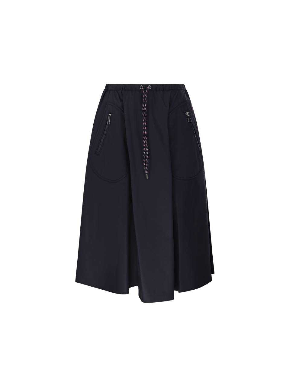 WOMAN MONCLER BLUE COTTON SKIRT