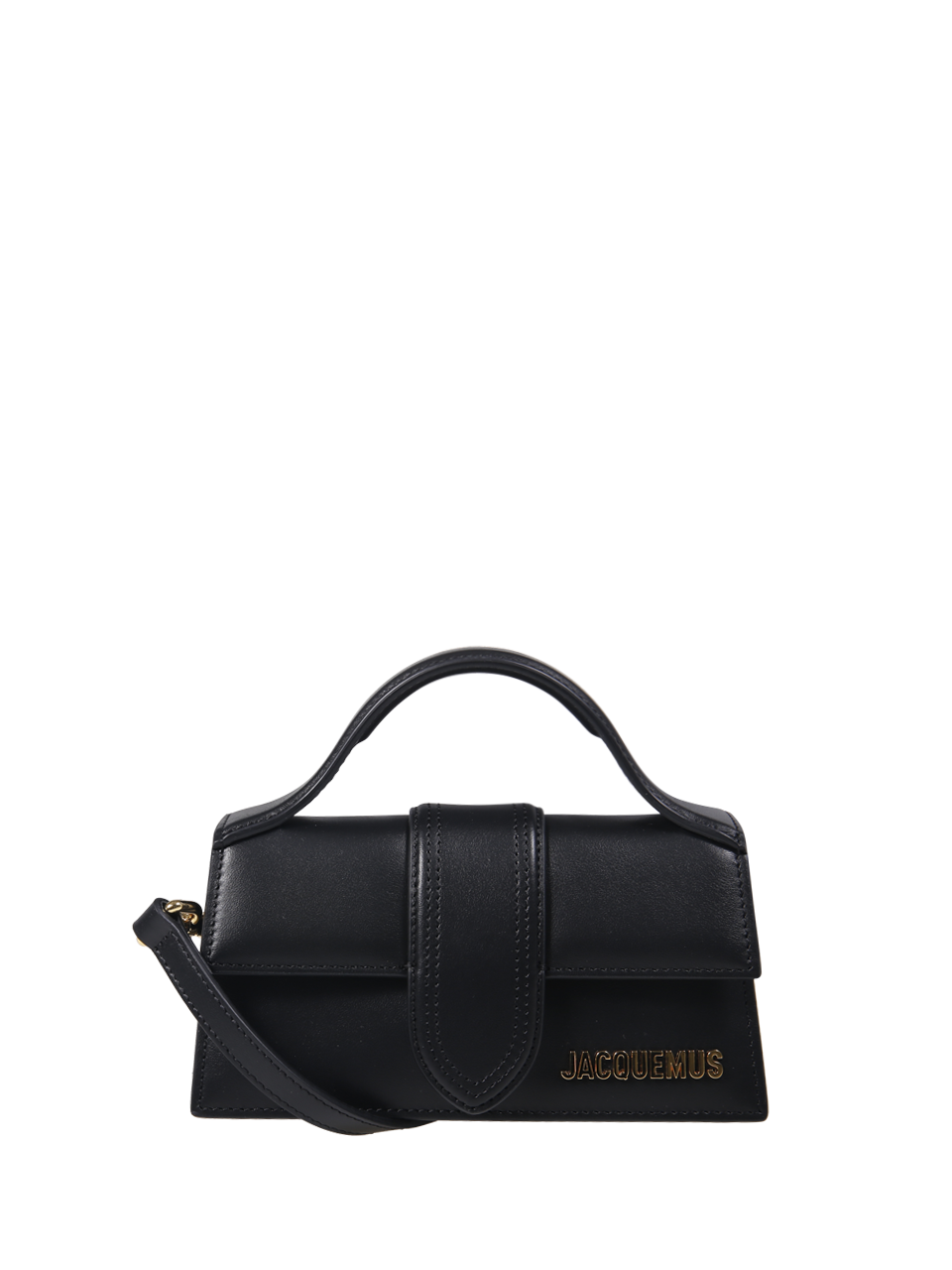 DONNA JACQUEMUS BORSA LE BAMBINO IN PELLE DI MUCCA NERA 
