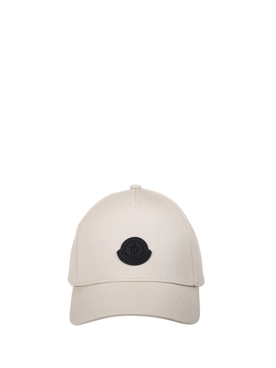 MEN MONCLER GREY COTTON BASEBALL CAP