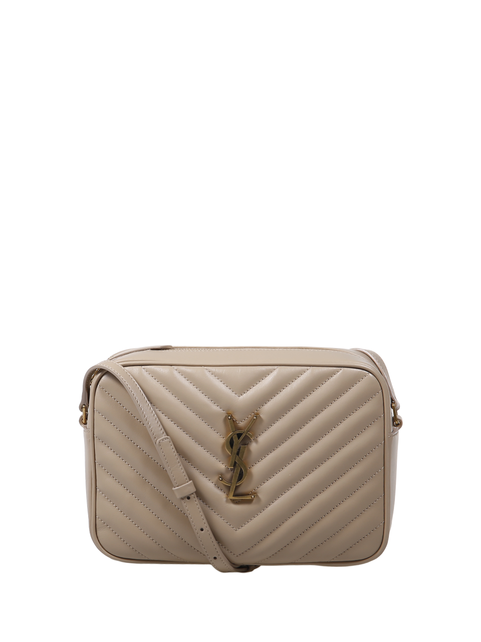 WOMAN SAINT LAURENT BEIGE MEDIUM LOU CAMERA BAG