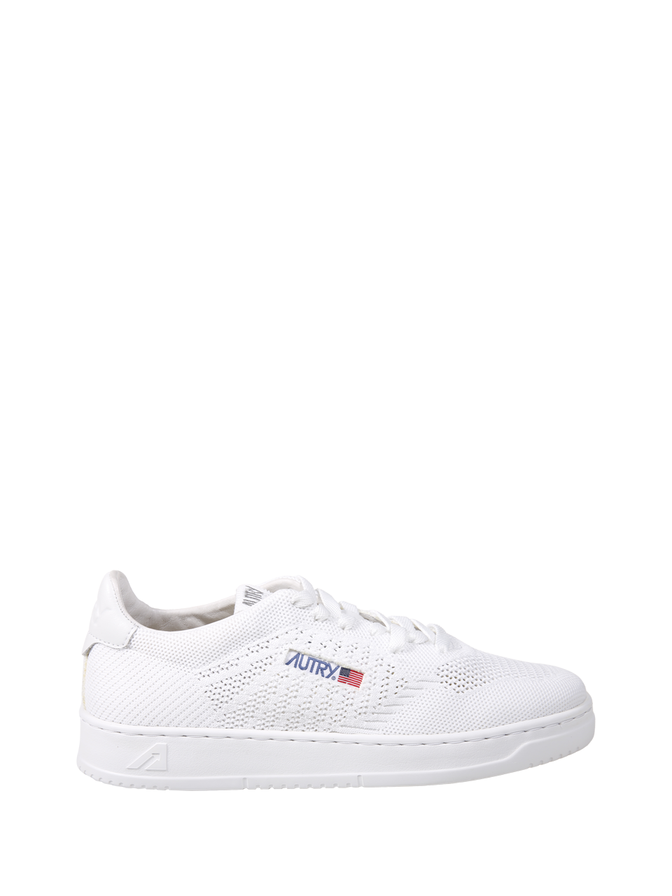 UOMO AUTRY SNEAKER LOW EASEKNIT IN PELLE BIANCA 