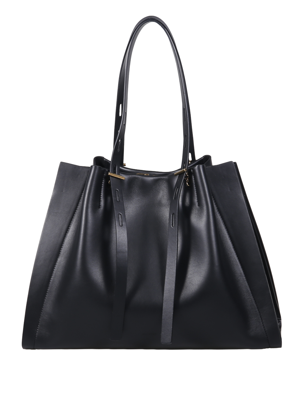 WOMAN MINOBOSSI BLACK LEATHER PAULA BAG