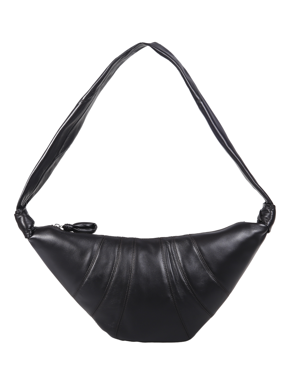 DONNA LEMAIRE BORSA CROISSANT MEDIA IN PELLE MARRONE 