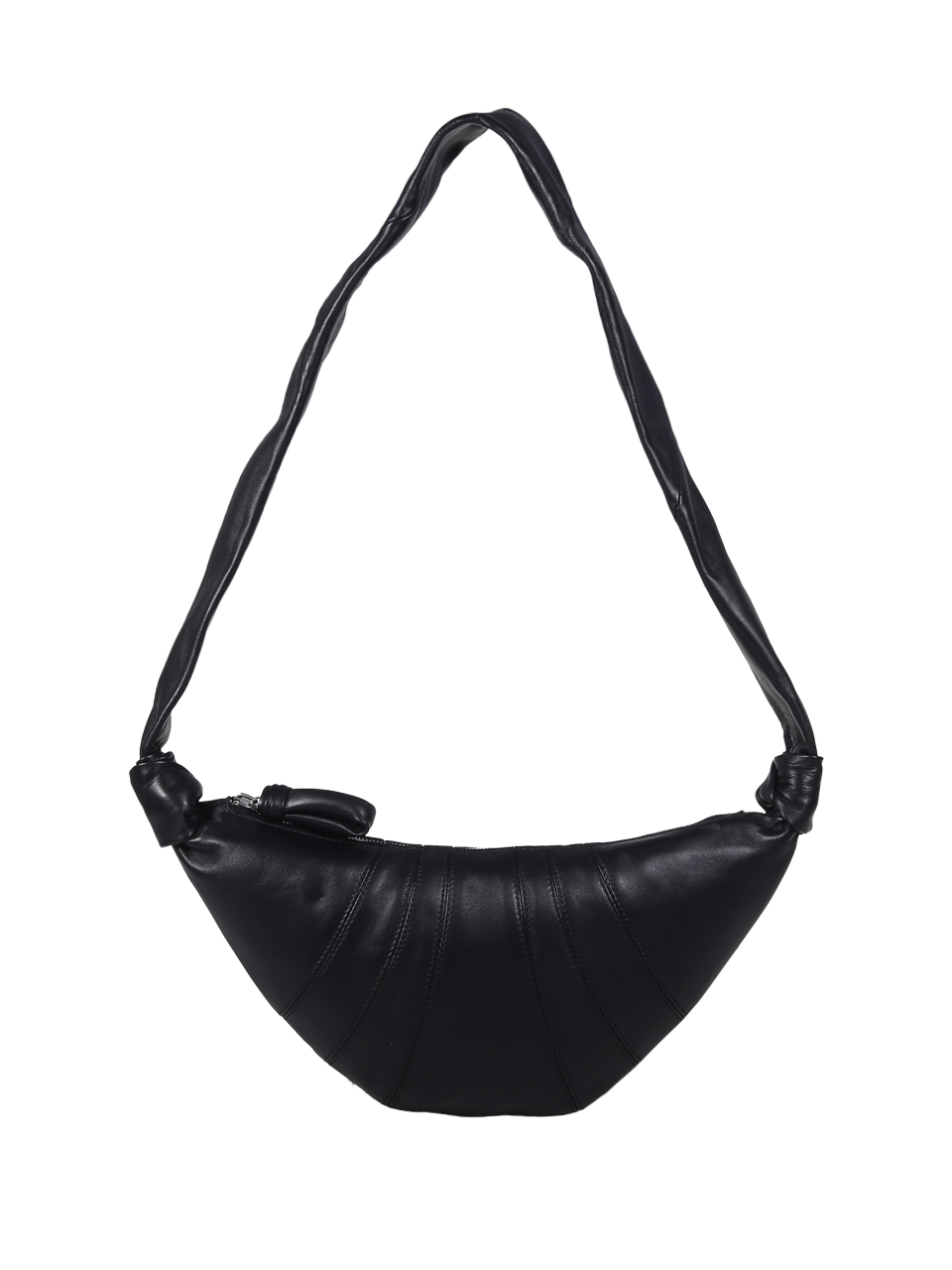 DONNA LEMAIRE BORSA PICCOLA CROISSANT IN PELLE NERA