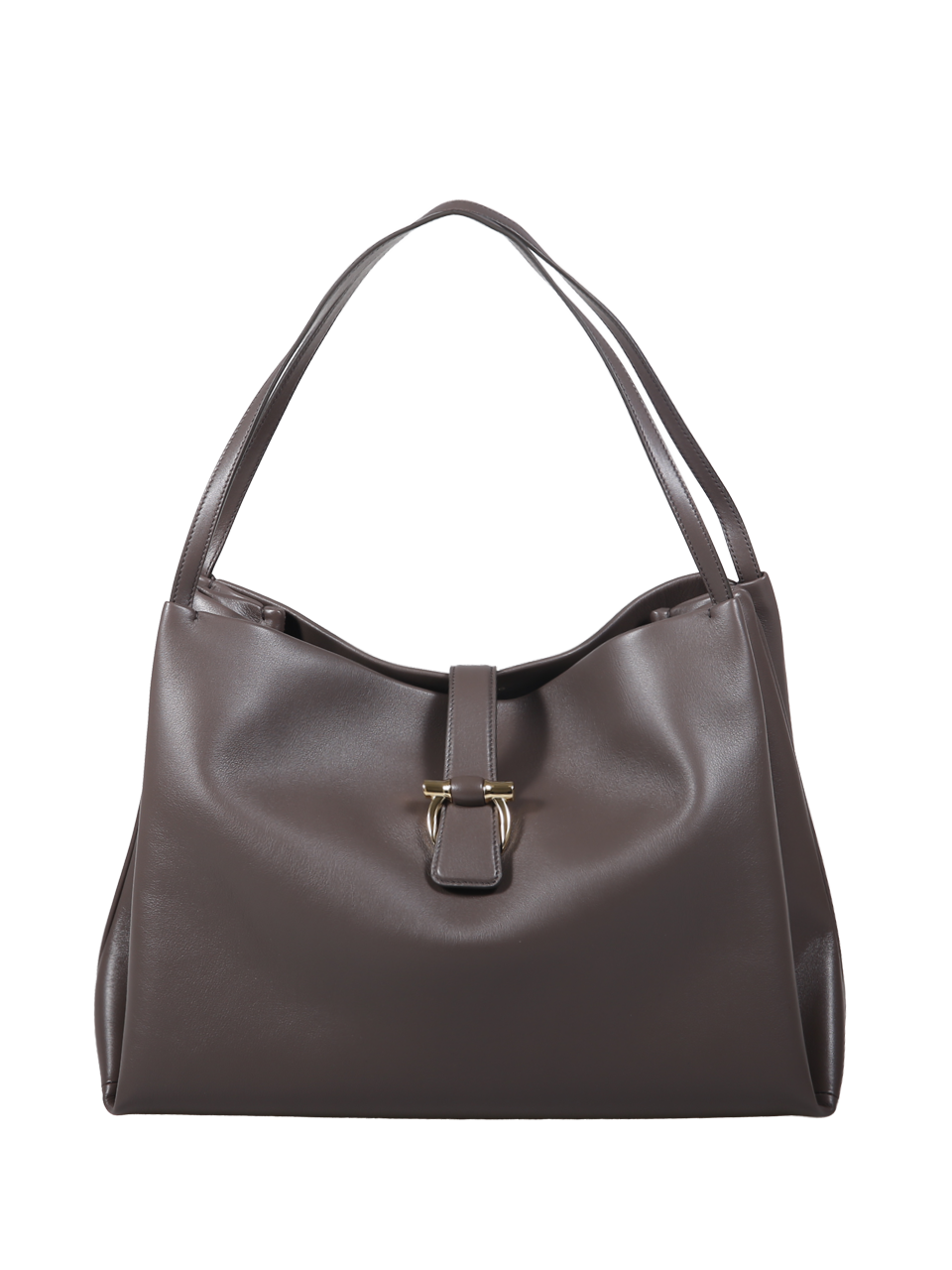 DONNA FERRAGAMO BORSA TOTE M IN PELLE MARRONE