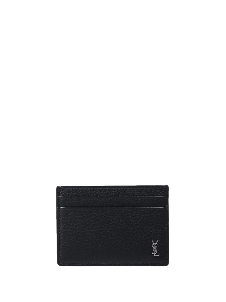 UOMO SAINT LAURENT PORTA CARTE IN PELLE NERA