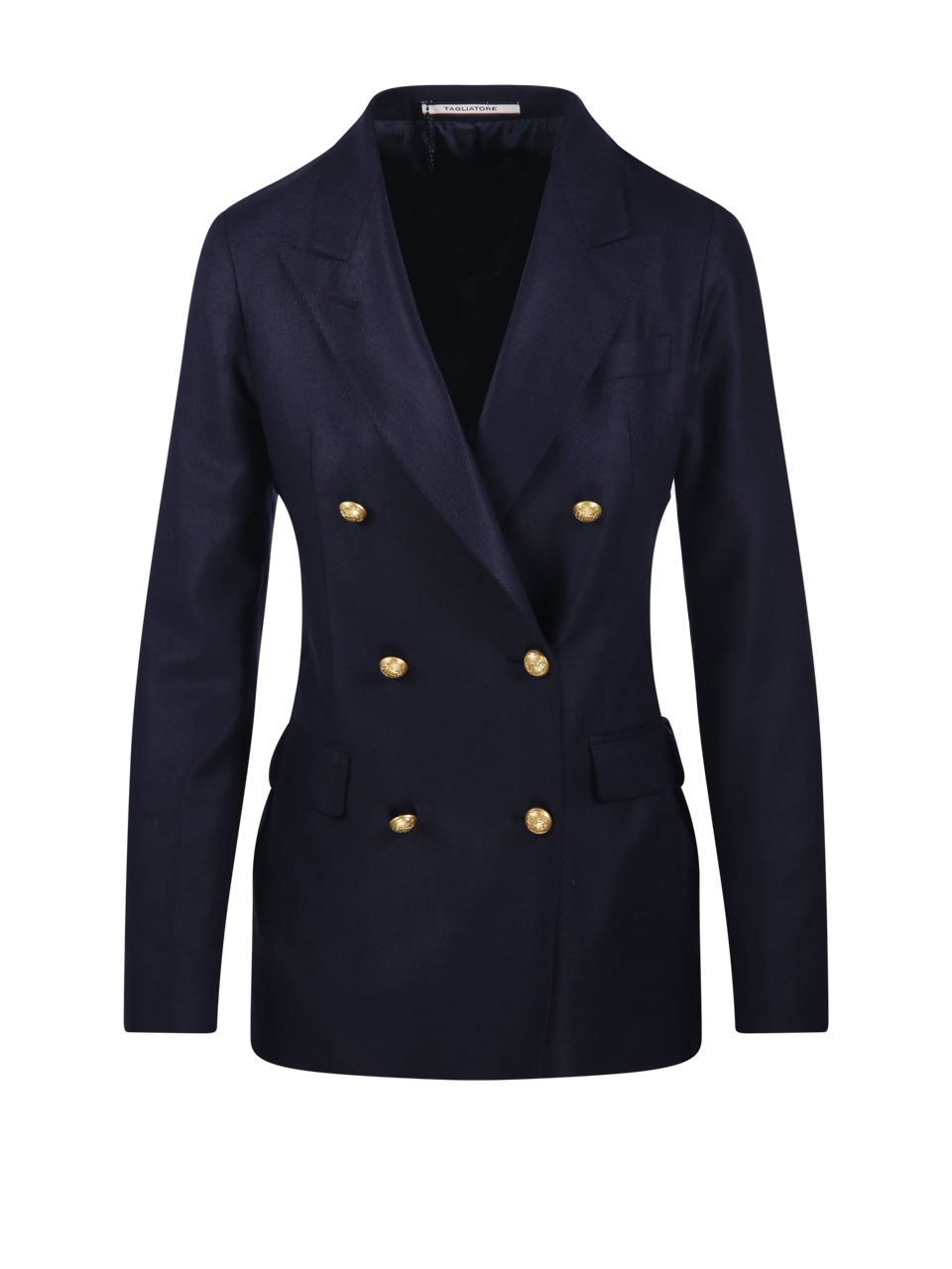 DONNA TAGLIATORE BLAZER PARIGI IN SETA BLU 