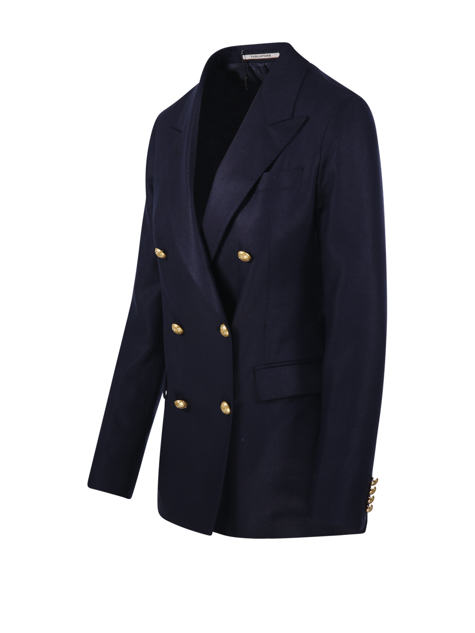 DONNA TAGLIATORE BLAZER PARIGI IN SETA BLU 