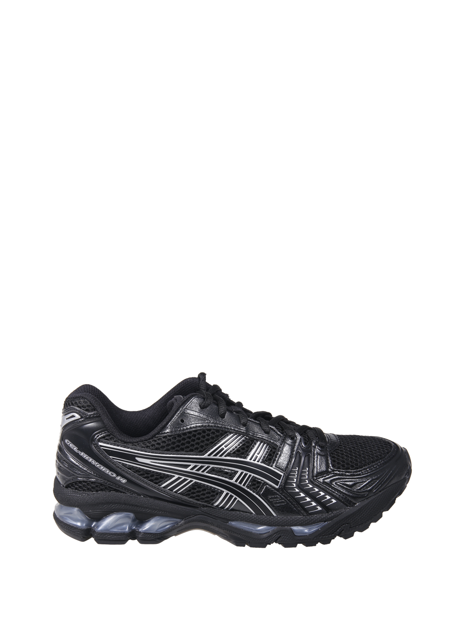 MEN ASICS BLACK SYNTHETIC LEATHER GEL KAYANO 14 SNEAKER