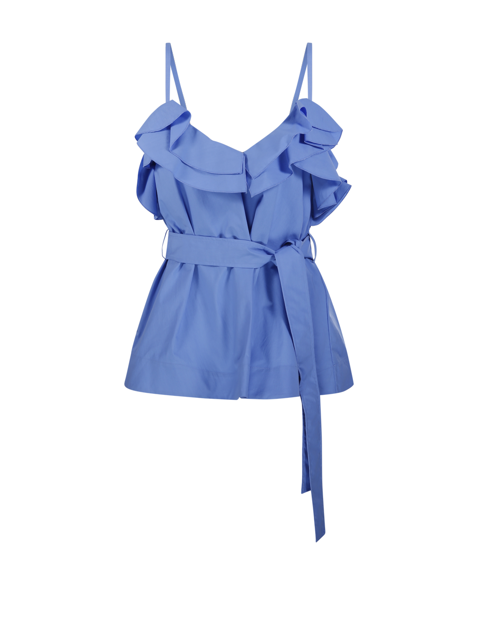 WOMAN PAROSH BLUE COTTON TOP 