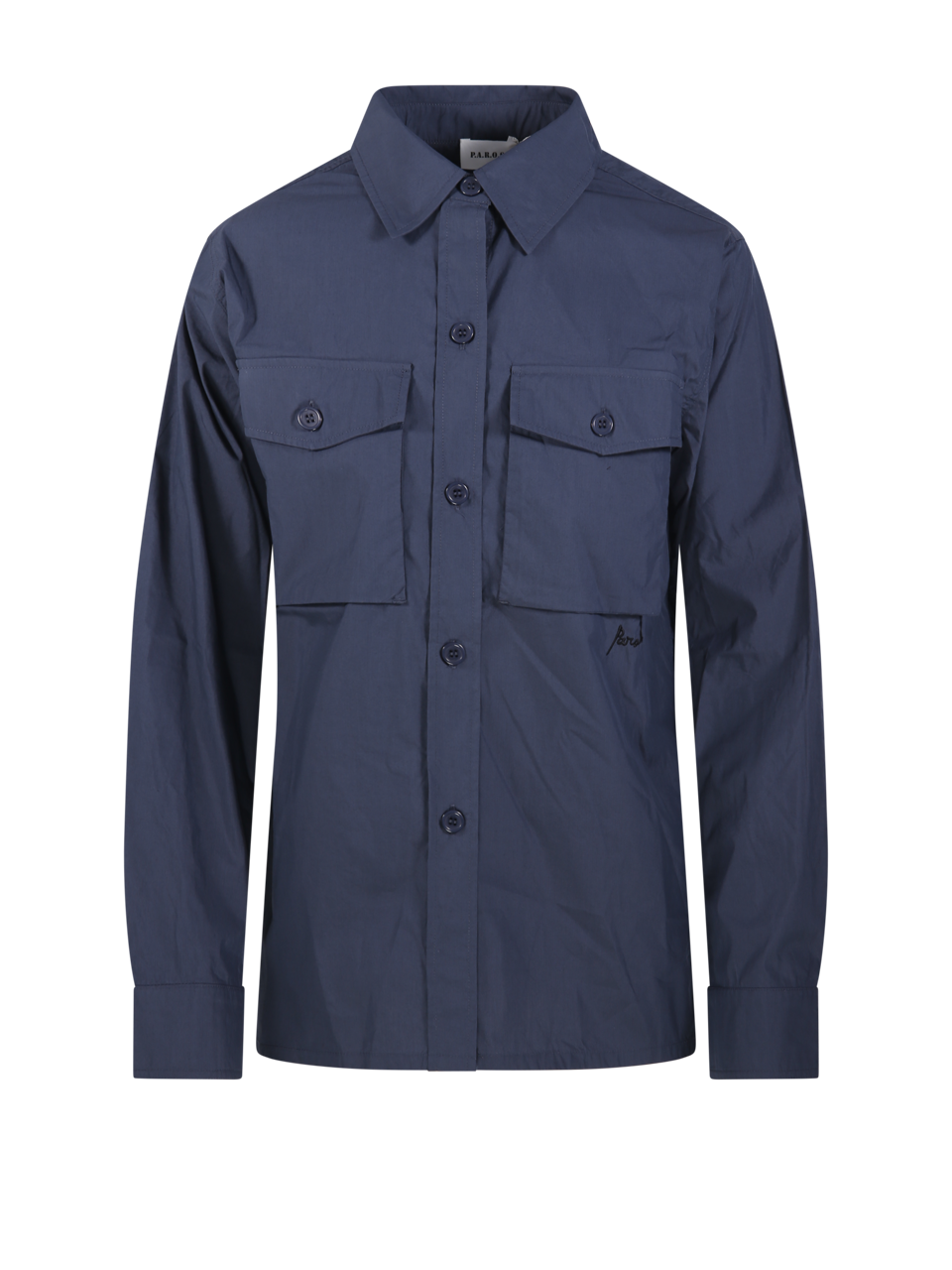 WOMAN PAROSH BLUE POLYAMIDE SHIRT